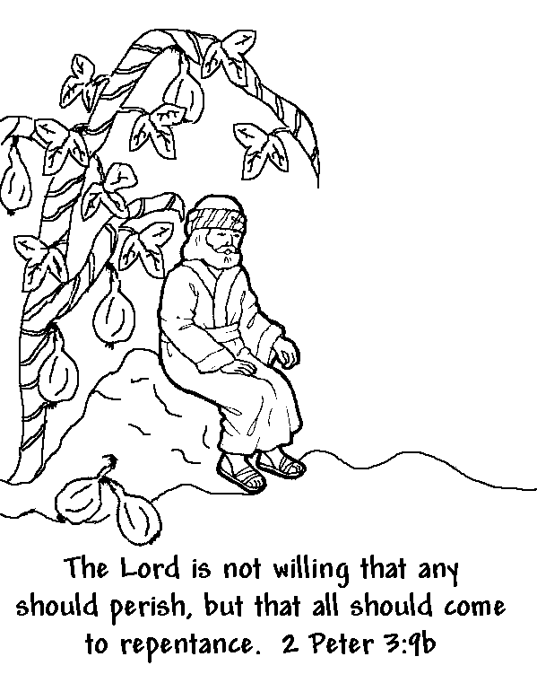 Jonah My Poor Gourd coloring page