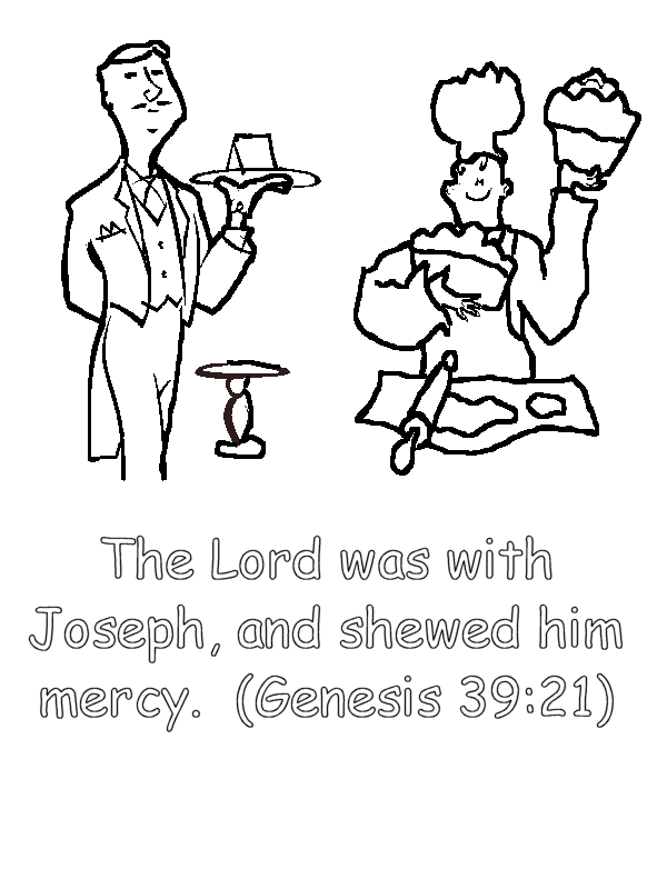 Butler and Baker Coloring Page