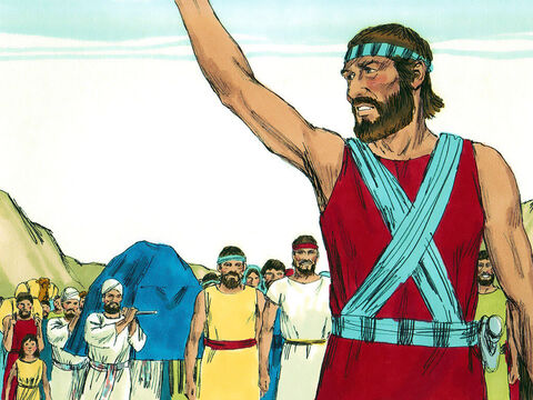 Joshua led the Israelites to the Jordan River