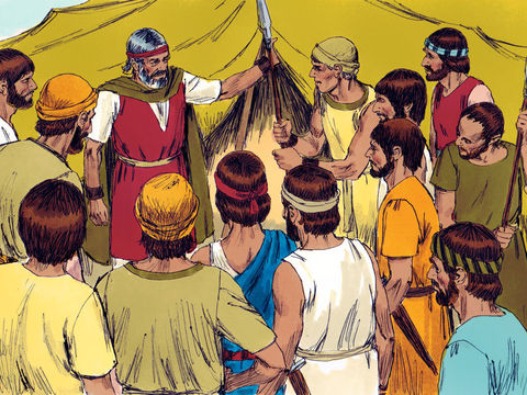 Moses quickly called Joshua and commanded him to get the army ready to fight against the Amalekites