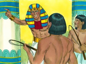 Pharaoh immediately sent his messengers to all the taskmasters