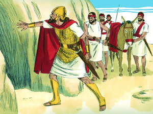 King Saul is on his way