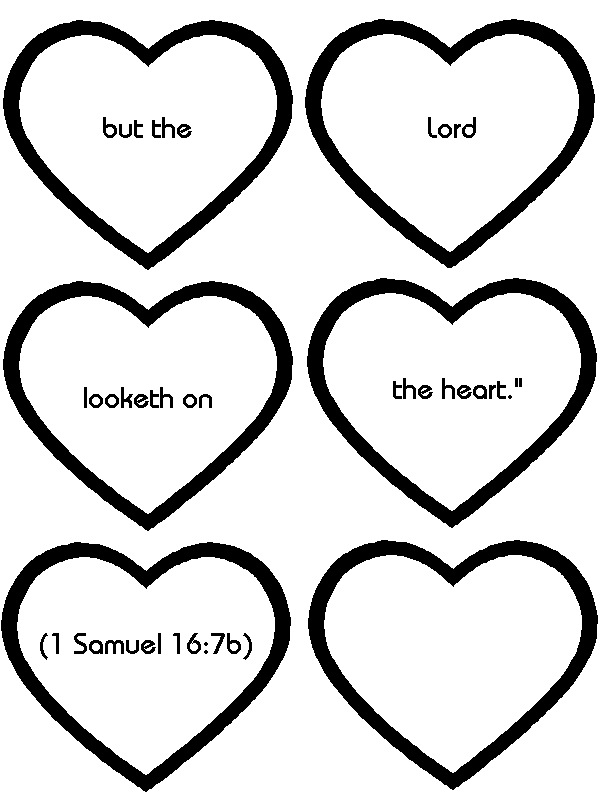 but the Lord looketh on the heart
