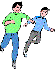 boys running