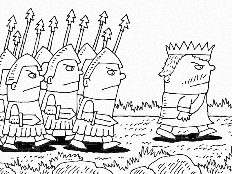 The Enemy Is Coming coloring page