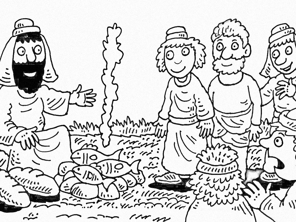 The Big Catch beginner coloring page
