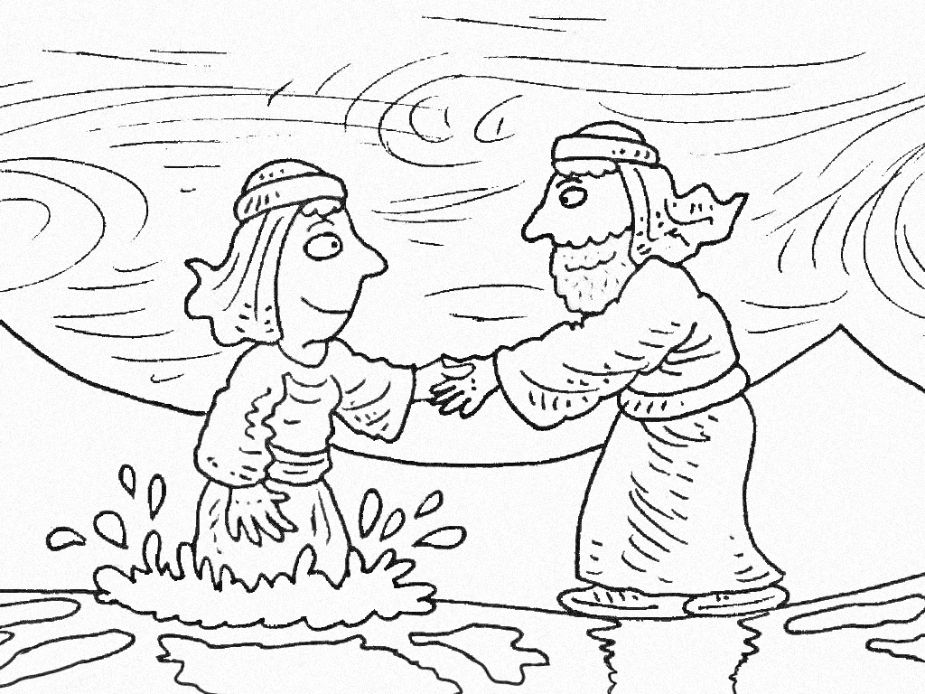 Faith Feet coloring page for beginners