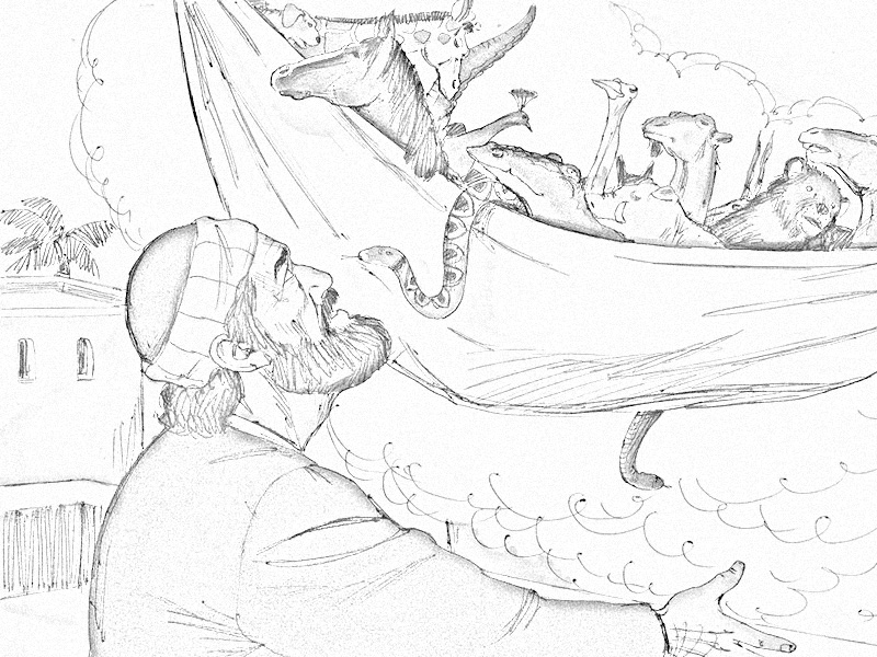 The Fruit of the Spirit Is Faithfulness Faithful Even in the Clouds coloring page