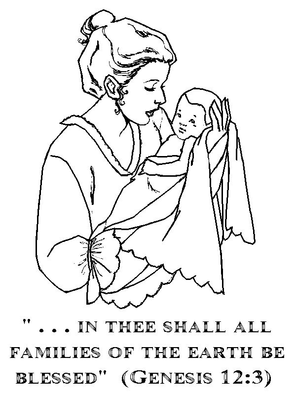 Genesis 12:3 Coloring Page