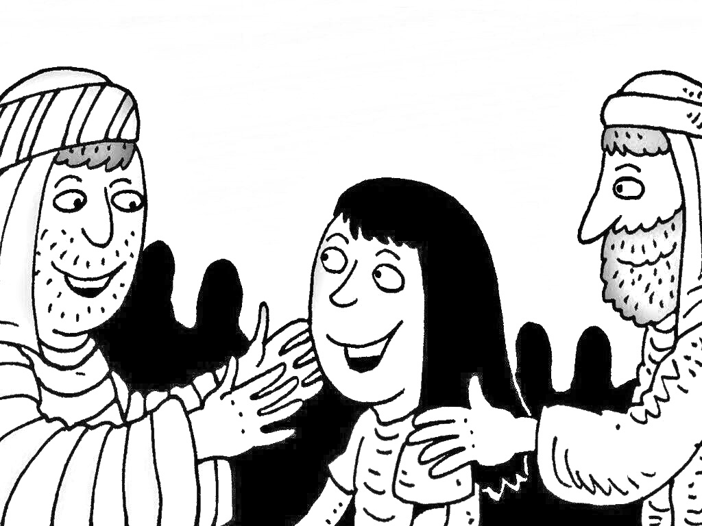 Adventure in Capernaum coloring page