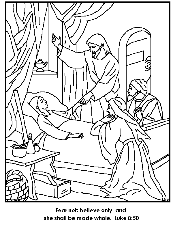 Jesus Restores the Daughter of Jairus To Life
