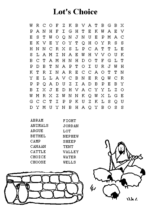 Lots Choice Word Search