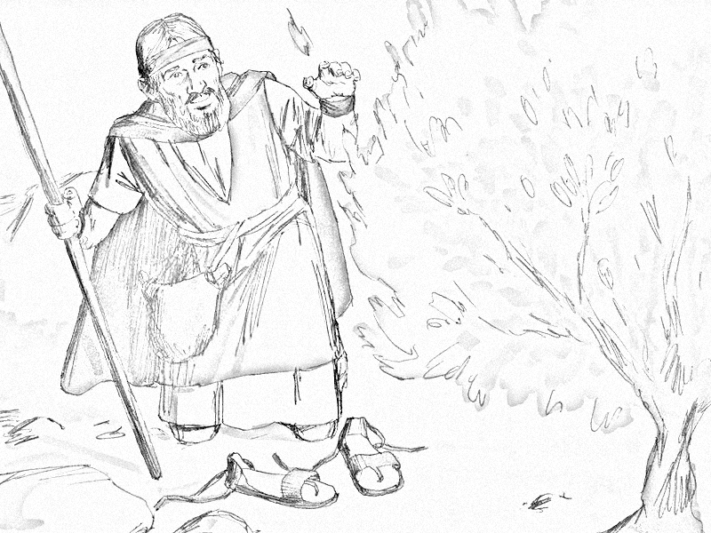 God told Moses to take off his shoes for he was on holy ground