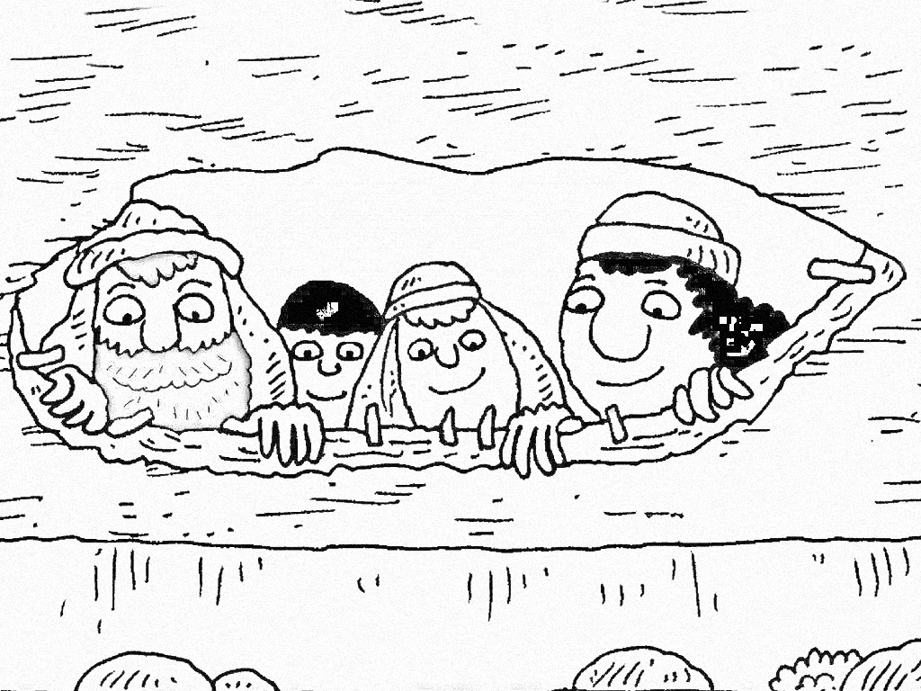 The Big Surprise beginner coloring page