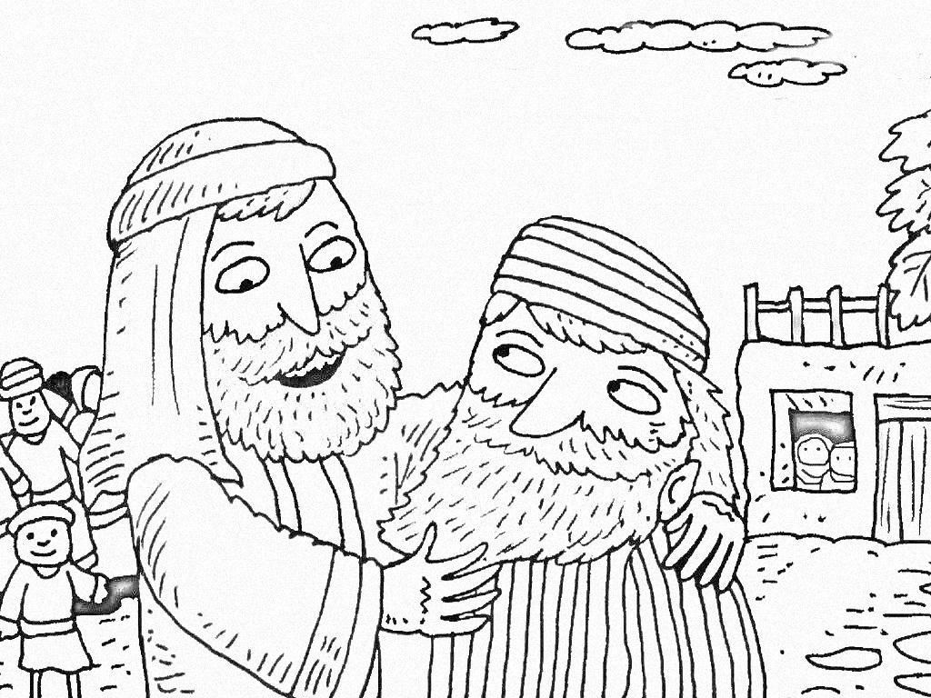 Tree Trouble Beginner Coloring Page