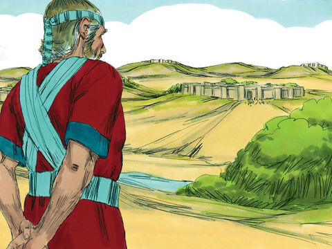 Joshua looks at the Promised Land