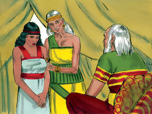 Sarai presents Hagar to Abram