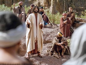 The friends of Jesus had spread themselves out among the huge group of people who had gathered throughout the day to listen to Jesus tell stories and teach about the Kingdom of God