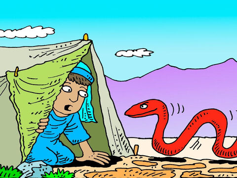 The Lord sent fiery serpents among the people