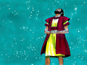 God shows Abram the stars of the heavens