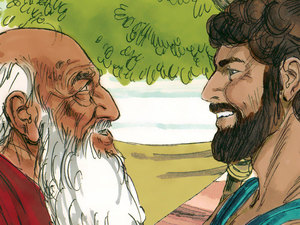 Abraham called for his most trusted servant Eliezer