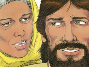 A woman approached the carpenter and told him there was no more wine