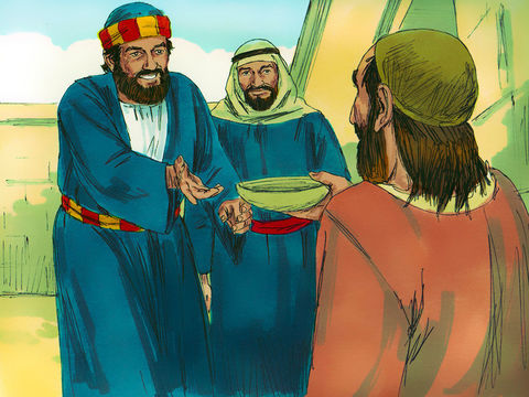 The lame man asked for money