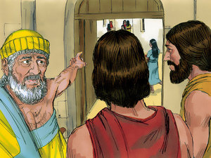 God sent two angels to Sodom to speak with Lot