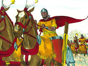 King Jabin and his army