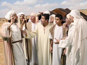 All the brothers were shouting and
talking at the same time