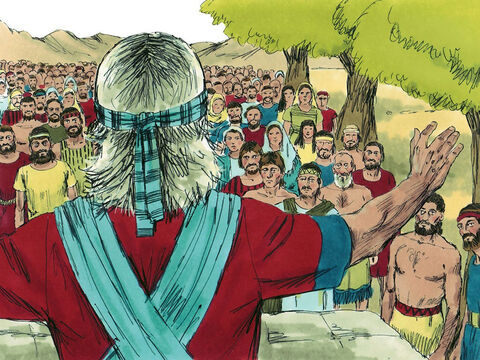 Joshua told the people that there were still many more enemies to be conquered in the Land of Canaan