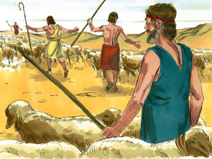 Jacob and Laban separated all the animals and took the two groups to different
pastures three whole days journey apart