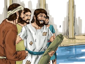 He rolled up his sleeping bag, and he began to wail