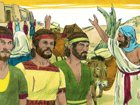 A few high-ranking men disguised themselves as ambassadors from a VERY FARAWAY country