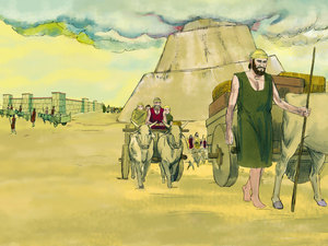 Die mense het hulle goed opgepak en uit die stad begin trek