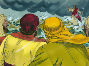 Was there a big wave heading towards them