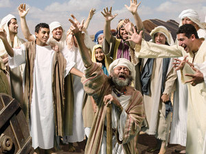 Jacob was beside himself with joy