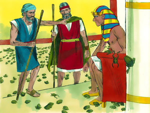Just take away the frogs Pharaoh pleaded