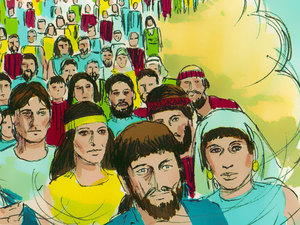 God promises to give Abraham many descendants
