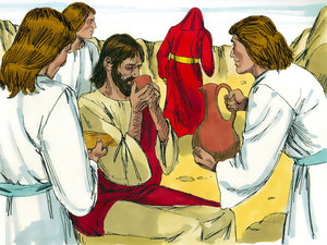 Angels came to minister to Him
