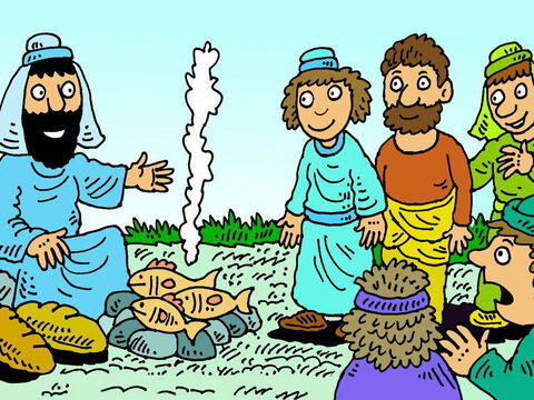 When they had taken care of the fish Jesus called his disciples to come to breakfast