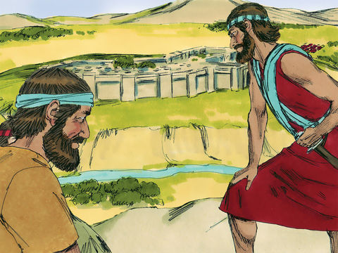 The cities were fortified with strong thick walls up to 20 feet thick and 25 feet high