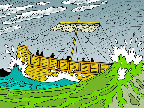 The wind began to blow fiercely