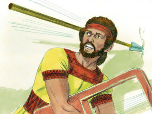 This happened twice but each time David was able to escape without being harmed