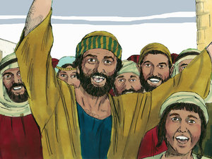 Miraculously his leprously had been healed