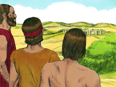 Three days later Joshua and his men discovered that the strangers were their neighbors