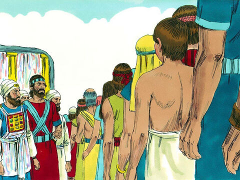 Joshua brought Israel before the Lord tribe by tribe