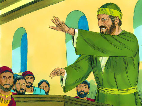 Paul taught them about the Passover Lamb