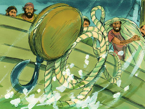 Before long they began throwing everything overboard