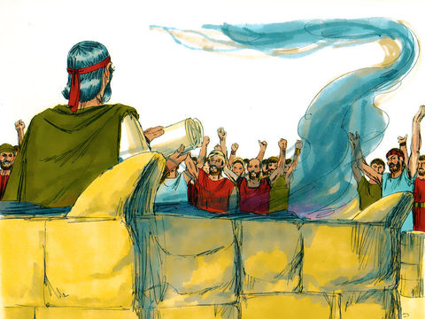 Moses built an altar